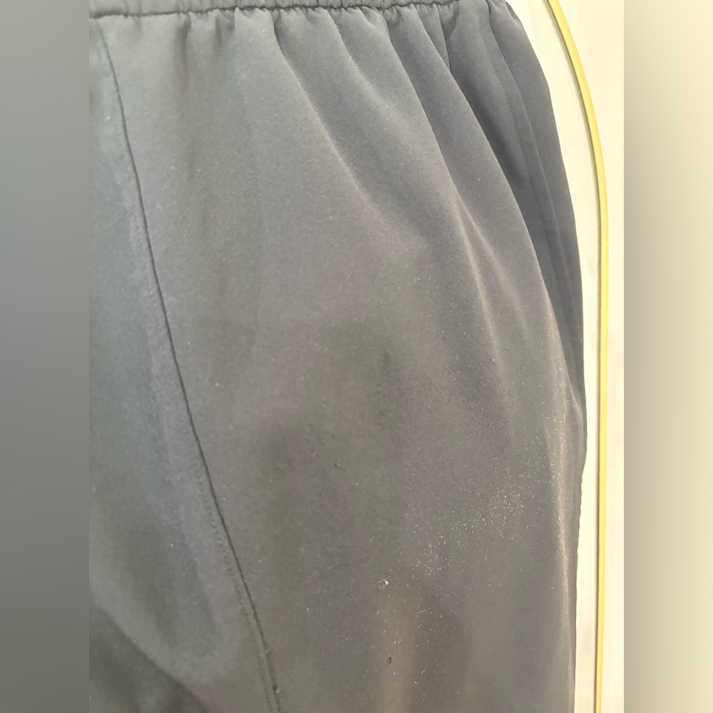 Athleta Black office Elastic-Waist Midi Skirt - Picture 6 of 7